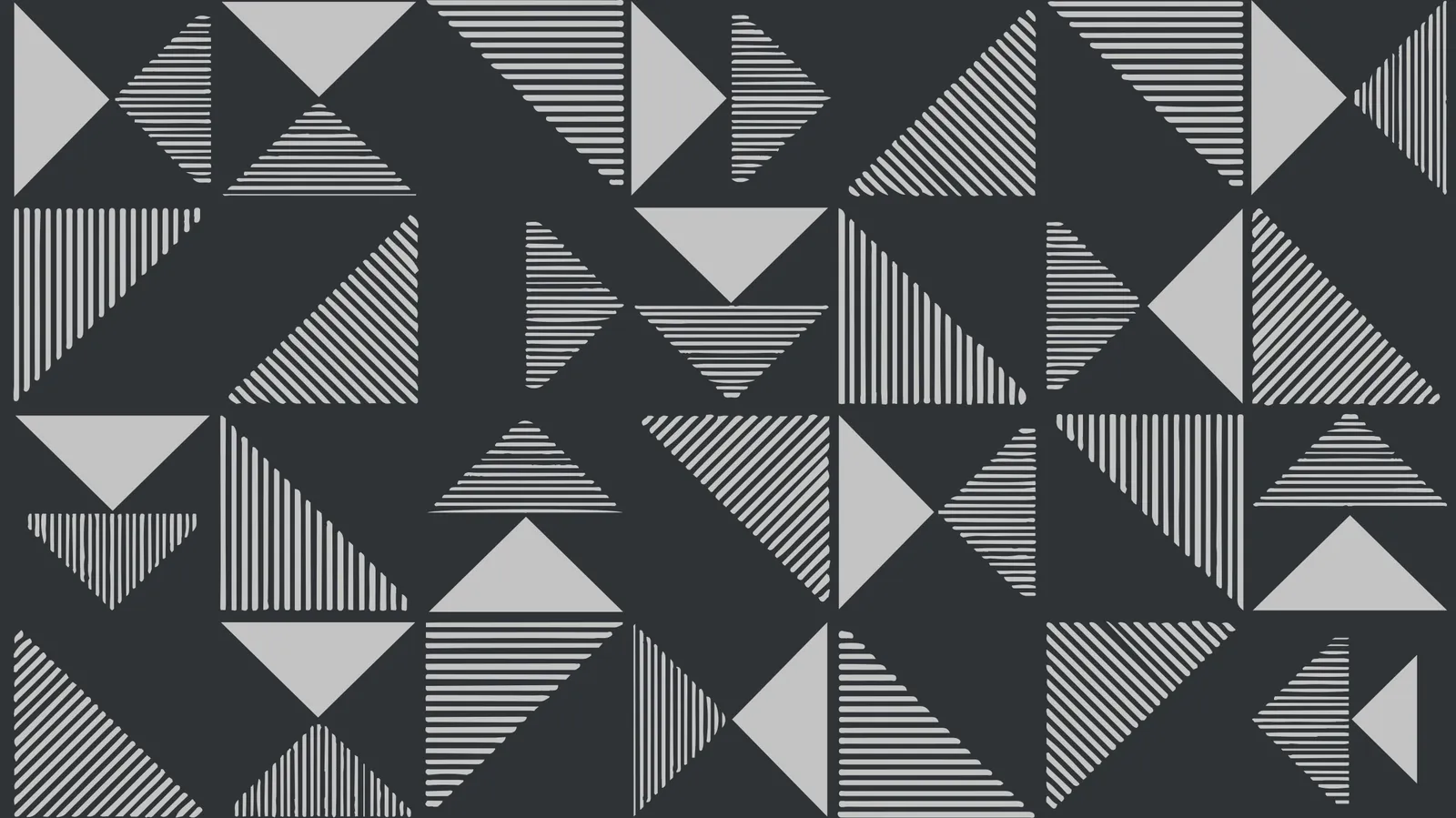 Motif : Triangles décalés, dessin seul sans mise en situation