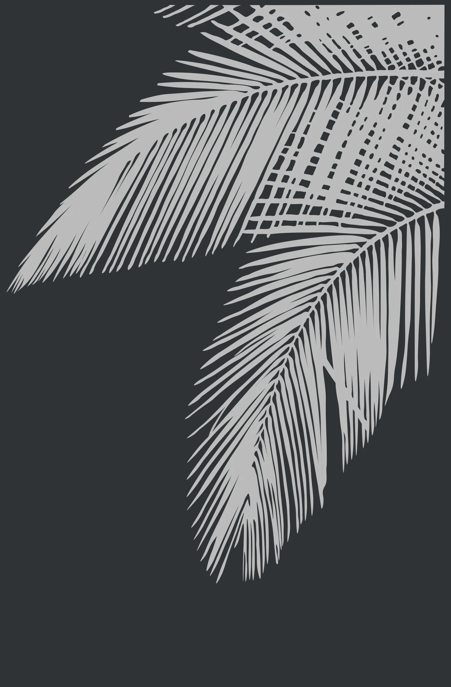 Motif : Jungle, dessin seul sans mise en situation (vue 3)