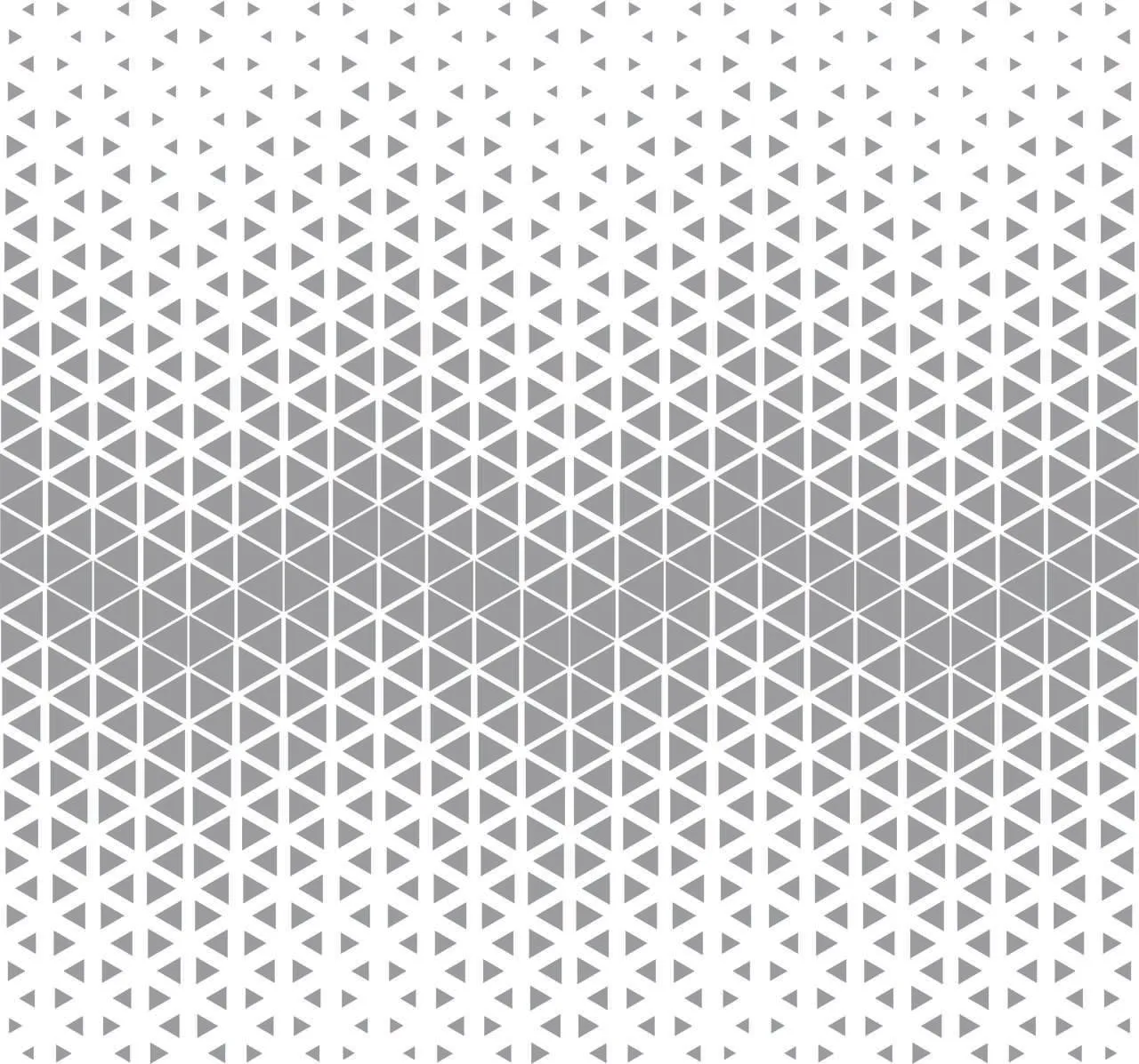 Vitrophanie Dégradé de triangles, vue 4 (simulation)