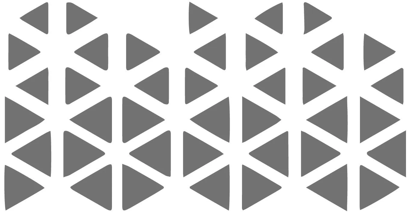 Vitrophanie Envolée d’hexagones, vue 3 (simulation)